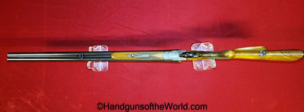 Sauer & Sohn, Ejector, 16 Gauge, Double Barrel, Shotgun, Geco, Retailer Marked, Factory Engraved, German, Germany, SxS, 16GA, 16 GA, Sauer, Longarm