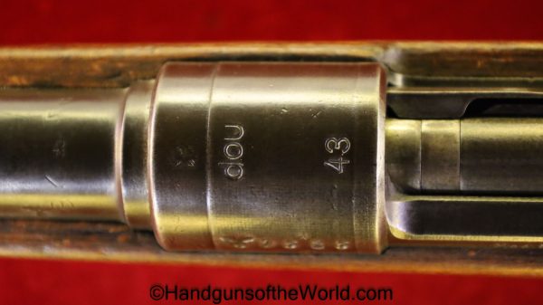 German, 98K, Mauser, 8mm, DOU 43, WWII, WW2, Germany, K98, K98k, dou, 43, 1943, Waffenfabrik Brunn, Rifle, Longarm, Collectible, C&R, dou43, Non-Import