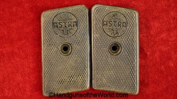 Astra, 200, Grips, Grip, Pair, Hope, Original, Collectible, Spain, Spanish, Bone, Hand gun, Handgun, Pistol, VP, Vest Pocket, Period, Vintage