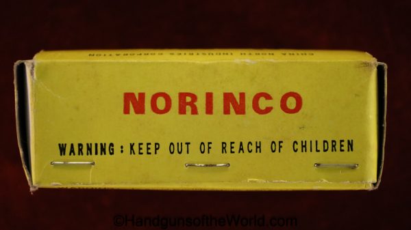 Chinese, Norinco, 7.62 x 25, Tokarev, Ammo, Ammunition, China, 7.62, 7.62x25, Original, Collectible, Handgun, Pistol, Hand gun, Yellow, Box, Boxed