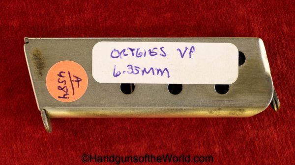 Ortgies, Vest Pocket, 6.35mm, Magazine, Clip, Mag, Original, Collectible, German, Germany, 25, .25, acp, auto, 6.35, VP, Handgun, Hand gun, Pistol