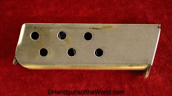 Ortgies, Vest Pocket, 6.35mm, Magazine, Clip, Mag, Original, Collectible, German, Germany, 25, .25, acp, auto, 6.35, VP, Handgun, Hand gun, Pistol