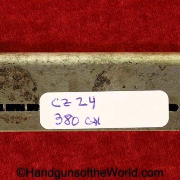 CZ-24, .380, Magazine, Clip, Mag, Original, Collectible, CZ, 24, CZ 24, CZ24, 380, acp, auto, Czech, Czechoslovakia, Handgun, Pistol, Hand gun