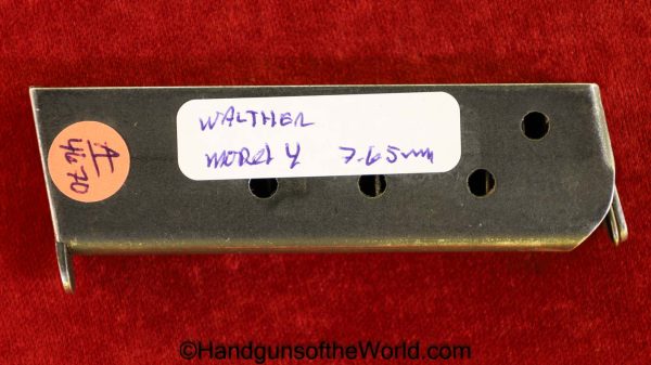 Walther, Model 4, 7.65mm, Magazine, Clip, Mag, Original, Collectible, 4, Model, IV, German, Germany, Handgun, Hand gun, Pistol, 32, .32, acp, auto, 7.65