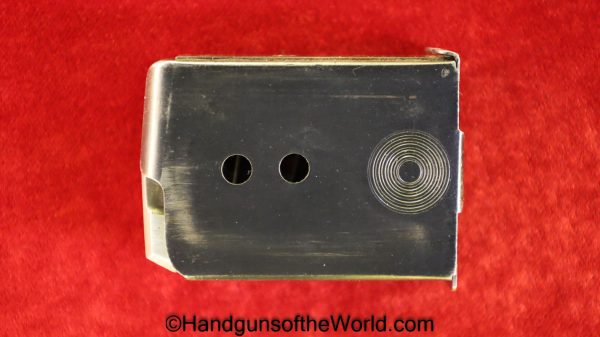 Bergmann Bayard, 1910, 1910/21, 9mm, Magazine, Clip, Mag, Original, Collectible, Denmark, Danish, Handgun, Pistol, Bergmann, Bayard, 8040, #8040, Model