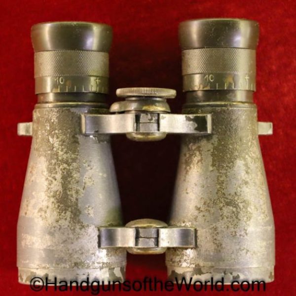 German, Germany, WW1, WWI, Field Binoculars, Binoculars, Feldglas 08, Original, Collectible, with Case, Cased, Militaria, Field Gear, Field, Military