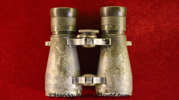 German, Germany, WW1, WWI, Field Binoculars, Binoculars, Feldglas 08, Original, Collectible, with Case, Cased, Militaria, Field Gear, Field, Military