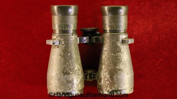 German, Germany, WW1, WWI, Field Binoculars, Binoculars, Feldglas 08, Original, Collectible, with Case, Cased, Militaria, Field Gear, Field, Military