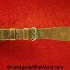 British, Sam Browne, Belt, with Suspender, Original, Collectible, Brown, Leather, Unmarked, English, Britain, England, UK, United Kingdom, Period, Vintage
