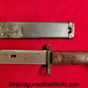 AK-47, Bayonet, Romanian, Contract, Romanian Contract, Romania, AK, 47, AKM, Original, Collectible, Matching, Matching Scabbard, Cold War, Rifle