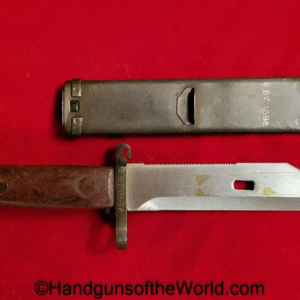 AK-47, Bayonet, Romanian, Contract, Romanian Contract, Romania, AK, 47, AKM, Original, Collectible, Matching, Matching Scabbard, Cold War, Rifle