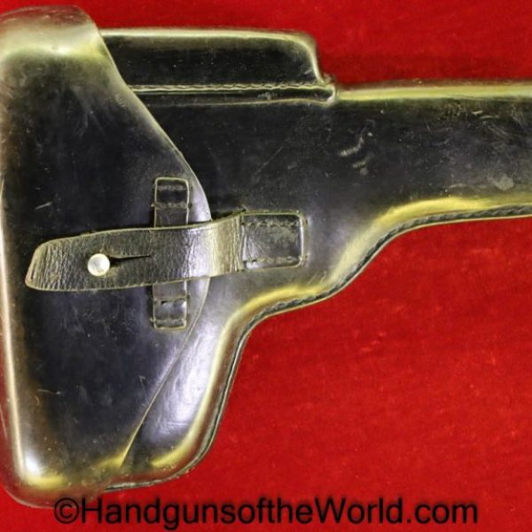 FN, Browning, High Power, Holster, West German, Police, West Germany, Original, Collectible, Geco, Black, Leather, Formed, Belgian, Belgium, German, Germany