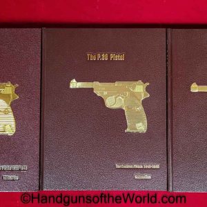 P38, Pistols, Walther Pistols, Handguns, Firearms, Warren Buxton, Hard Cover, Hardbound, Volume I, Volume II, Volume III, Collection, Education, Books