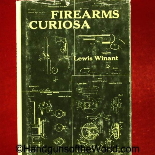 Firearms Curiosa, Book, Lewis Winant, Winant, Hardcover, Hard Cover, Collectible, Original, Firearm, Firearms, Vintage, Handguns, Pistols, Pistol, Handgun