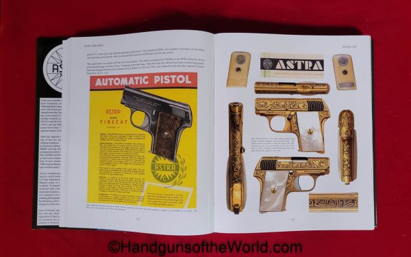 Astra, Firearms and Selected, Competitors Book, Book, Pistol, Pistols, Handgun, Handguns, Firearms, Hard Cover, Hardbound, New, English, Spain, America