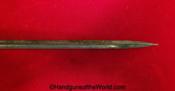 Austrian, Model, 1799, Socket, Bayonet, Austria, Original, Collectible, Musket, Rifle, Longarm, Long, Arm, Socket Bayonet, 4 Sided, Vintage, Antique