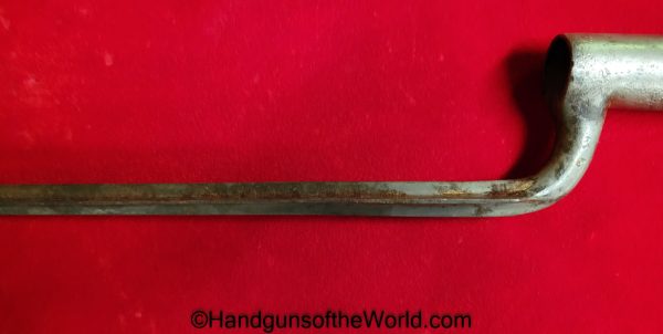 Austrian, Model, 1799, Socket, Bayonet, Austria, Original, Collectible, Musket, Rifle, Longarm, Long, Arm, Socket Bayonet, 4 Sided, Vintage, Antique