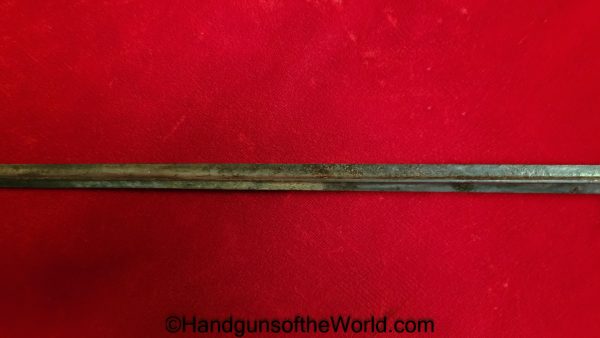 Austrian, Model, 1799, Socket, Bayonet, Austria, Original, Collectible, Musket, Rifle, Longarm, Long, Arm, Socket Bayonet, 4 Sided, Vintage, Antique