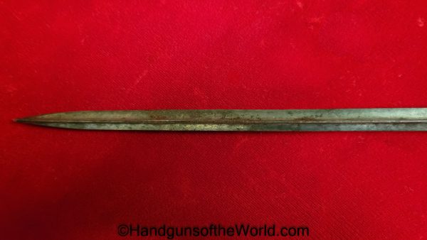 Austrian, Model, 1799, Socket, Bayonet, Austria, Original, Collectible, Musket, Rifle, Longarm, Long, Arm, Socket Bayonet, 4 Sided, Vintage, Antique