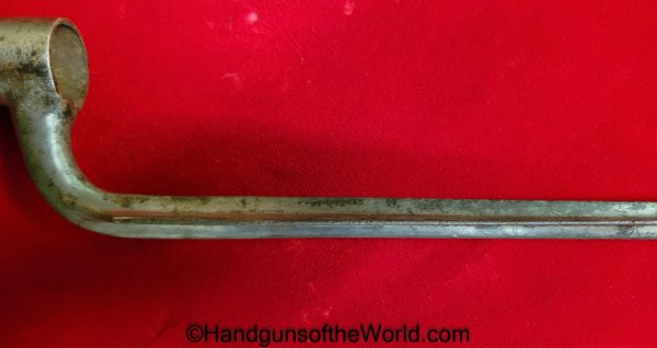 Austrian, Model, 1799, Socket, Bayonet, Austria, Original, Collectible, Musket, Rifle, Longarm, Long, Arm, Socket Bayonet, 4 Sided, Vintage, Antique