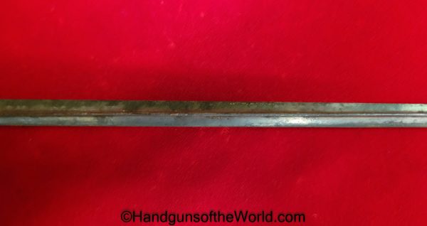 Austrian, Model, 1799, Socket, Bayonet, Austria, Original, Collectible, Musket, Rifle, Longarm, Long, Arm, Socket Bayonet, 4 Sided, Vintage, Antique