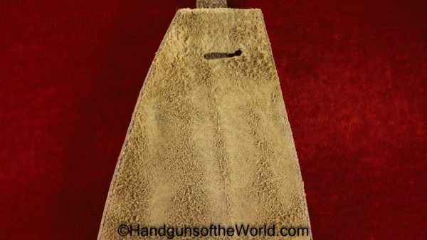 Beretta, 1915-1919, Holster, Beige, leather, full flap, 1915, 1919, Original, Collectible, Pocket, Handgun, Hand gun, Pistol, Italy, Italian, Dual Mag Pouch