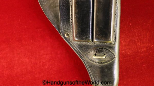 FN, Browning, Model, 1922, Holster, Brown, leather, Original, Collectible, Chrome, Hardware, Fittings, Handgun, Hand gun, Pistol, Chrome Fittings