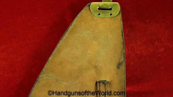 FN, Browning, High Power, Holster, Belgium, Formed, black, leather, brass fittings, Dated, 1961, Original, Collectible, Belgian, BHP, Post War, Post-War