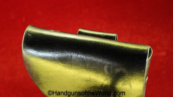 FN, Browning, High Power, Holster, Belgium, Formed, black, leather, brass fittings, Dated, 1961, Original, Collectible, Belgian, BHP, Post War, Post-War