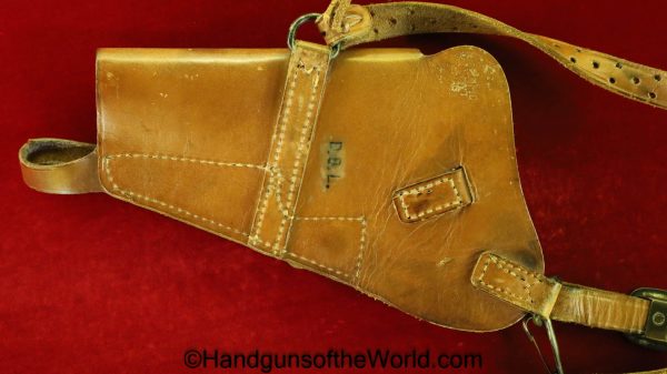 Colt, 1911, 1911A1, Shoulder Holster, USMC, 45, Brown, leather, Boyt, Holster, WWII, WW2, Original, Collectible, US, USA, Americana, American, America, 1945