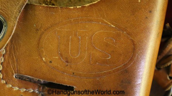 Colt, 1911, 1911A1, Shoulder Holster, USMC, 45, Brown, leather, Boyt, Holster, WWII, WW2, Original, Collectible, US, USA, Americana, American, America, 1945