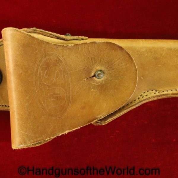 Colt, 1911, Model 1912, Calvary, Holster, Russet, leather, Rock Island Arsenal, 1918, TCC, Original, Collectible, Model, 1912, 45, .45, Handgun, Pistol, USA