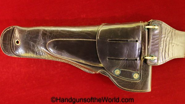 Colt, 1911, 1911A1, General Officers, Holster, smooth, dark brown, leather, Original, Collectible, General, Officer, Officers, Hand gun, Pistol, Handgun