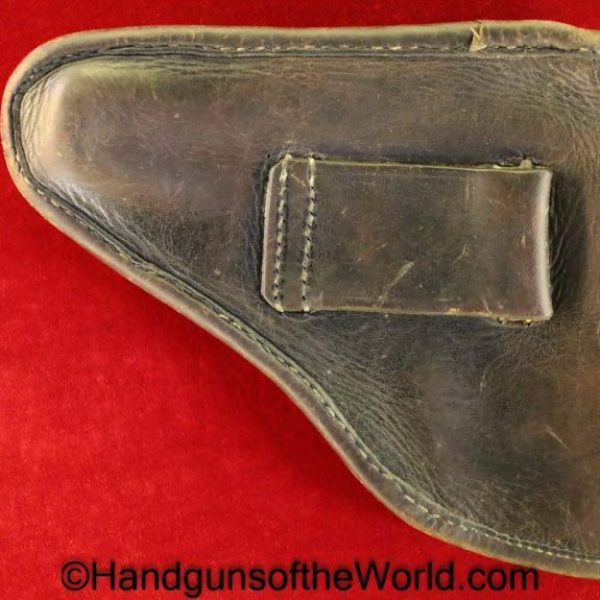 CZ-24, Holster, Brown, Leather, Original, Collectible, Czech, Czechoslovakia, CZ24, CZ 24, CZ, 24, Handgun, Pistol, Hand gun, WWII, WW2