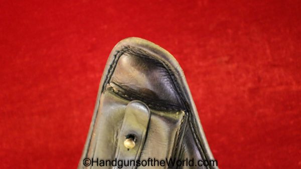 CZ-24, Holster, Brown, Leather, Original, Collectible, Czech, Czechoslovakia, CZ24, CZ 24, CZ, 24, Handgun, Pistol, Hand gun, WWII, WW2