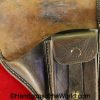 CZ-24, Holster, Brown, Leather, Original, Collectible, Czech, Czechoslovakia, CZ24, CZ 24, CZ, 24, Handgun, Pistol, Hand gun, WWII, WW2
