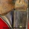 CZ-24, Holster, Brown, Leather, Original, Collectible, Czech, Czechoslovakia, CZ24, CZ 24, CZ, 24, Handgun, Pistol, Hand gun, WWII, WW2