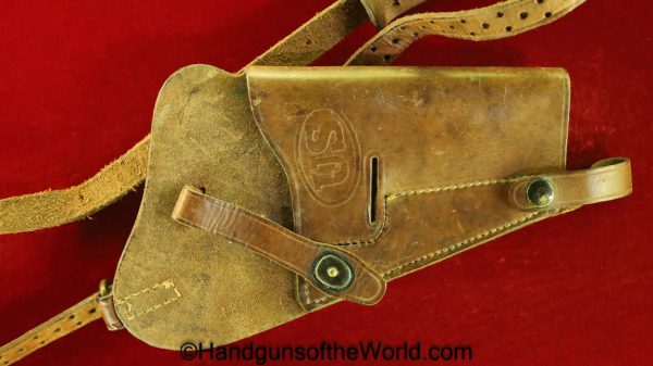 Colt, 1911A1, Shoulder Holster, USMC, 1945, brown, leather, pistol, Handgun, Boyt, Original, Collectible, WWII, WW2, USA, Marines, America, Americana, 1911