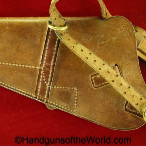 Colt, 1911A1, Shoulder Holster, USMC, 1945, brown, leather, pistol, Handgun, Boyt, Original, Collectible, WWII, WW2, USA, Marines, America, Americana, 1911