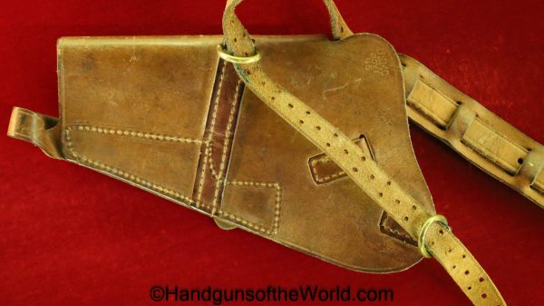 Colt, 1911A1, Shoulder Holster, USMC, 1945, brown, leather, pistol, Handgun, Boyt, Original, Collectible, WWII, WW2, USA, Marines, America, Americana, 1911