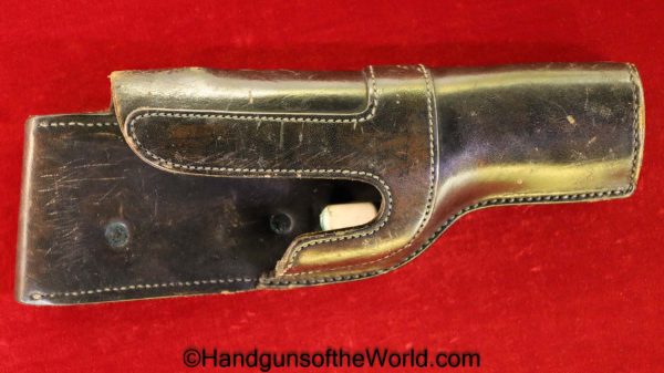 Colt, Government Model, Audley, Holster, black brown, leather, Dated, 1914, Original, Collectible, 1911, Handgun, Pistol, Government, Model, Spring, Clip