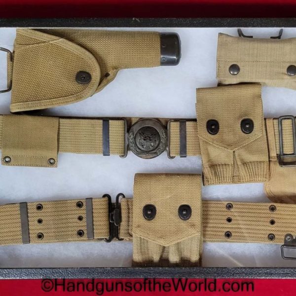 Colt, 1911, Mills, Holster, Belt, Package, Original, Collectible, WWI, WW1, USA, American, Americana, America, Handgun, Pistol, Hand gun, Pouch, Experimental