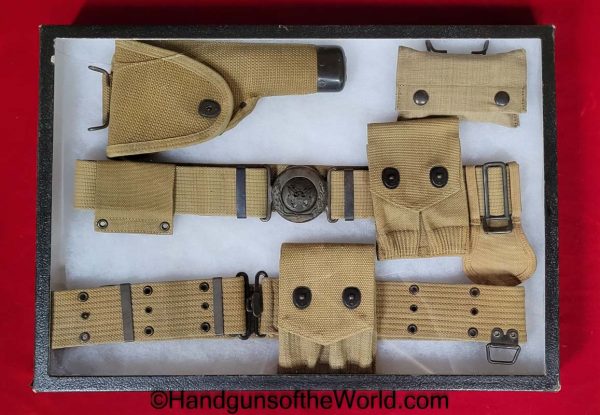 Colt, 1911, Mills, Holster, Belt, Package, Original, Collectible, WWI, WW1, USA, American, Americana, America, Handgun, Pistol, Hand gun, Pouch, Experimental