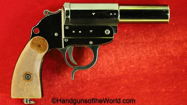 German, Herr, Flare Pistol, AYF 43, 26.5mm, with Holster, Germany, WWII, WW2, Handgun, Collectible, Non-FFL, Non FFL, ayf, 43, 1943, 26.5, Flare, Pistol