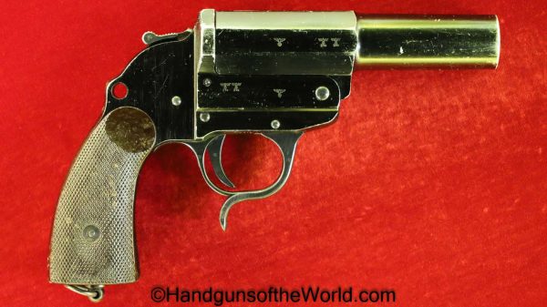 German, Herr, Flare Pistol, 26.5mm, S/237, 1938, Full Rig, with Holster, Germany, WWII, WW2, Pistol, Handgun, Non-FFL, Non FFL, Flare, Signal, 26.5, S237