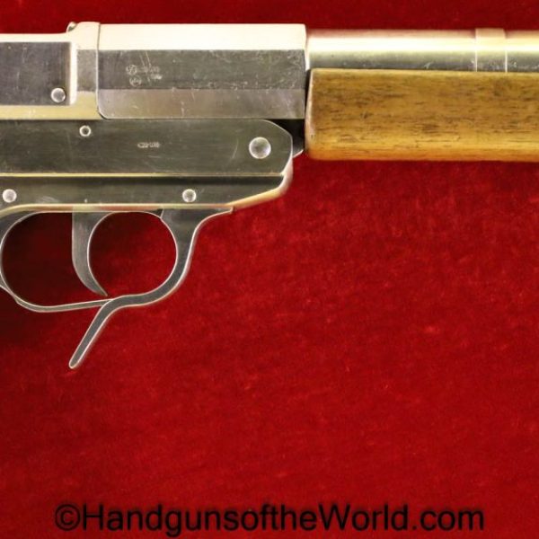 German, Walther, SL, Flare Pistol, 26.5mm, Single Shot, Stainless Steel, Kriegsmarine, U-Boat, U-Boot, Submarine, Germany, WWII, WW2, Handgun, Collectible