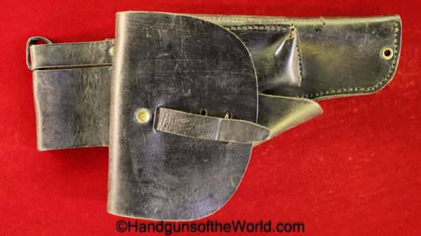 French, MAB, PA 15, Holster, PA15, PA-15, France, Original, Collectible, Handgun, Pistol, Hand gun, Black, Leather, Air Force, Breakaway, Break away