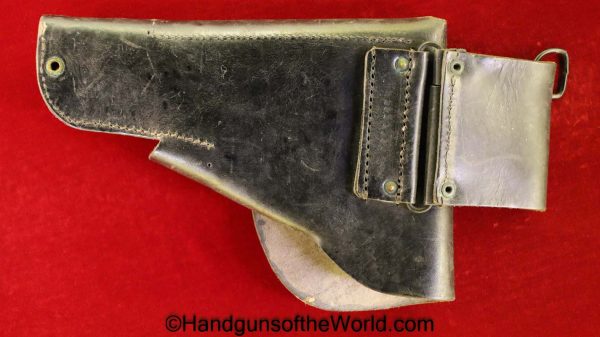 French, MAB, PA 15, Holster, PA15, PA-15, France, Original, Collectible, Handgun, Pistol, Hand gun, Black, Leather, Air Force, Breakaway, Break away