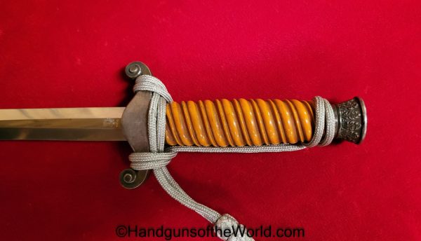 German, Officers, Army, Dagger, With Portepee, Original, Collectible, Germany, WWII, WW2, Army Dagger, Officers Dagger, Eikhorn, Logo