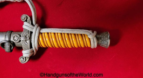 German, Officers, Army, Dagger, With Portepee, Original, Collectible, Germany, WWII, WW2, Army Dagger, Officers Dagger, Eikhorn, Logo